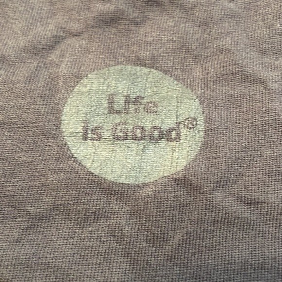 Life Is Good Keep it Simple Graphic Gray Long Sleeve - Picture 5 of 5